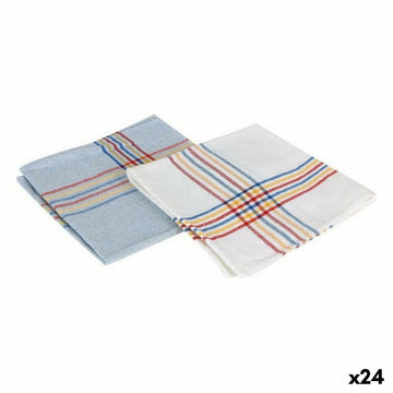 Bayeta/Paño Supernet Azul Blanco (24 Unidades) (52 x 52 cm)