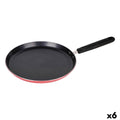 Sartén para Crepes Quttin Infinity Rojo 25,5 x 42,5 cm (6 Unidades)