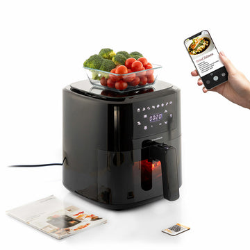 Freidora de Aire con Báscula InnovaGoods Negro 1500 W 5 L (Reacondicionado A)