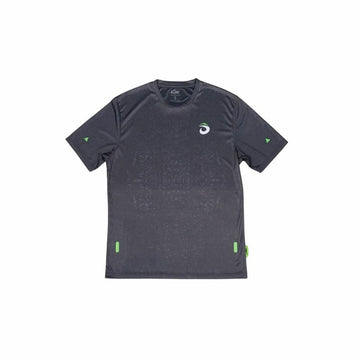 Camiseta Deportiva de Manga Corta Lok Sports Play Negro Pádel