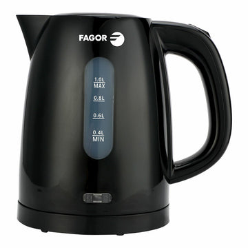 Hervidor Fagor teya noir 2200 W 1 L Negro Acero Inoxidable Plástico