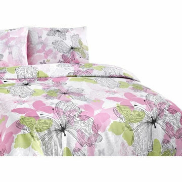 Juego de funda nórdica Rosa Cama de 200 3 Piezas