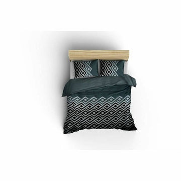 Juego de funda nórdica Gris Cama de 200 3 Piezas