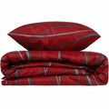 Juego de funda nórdica Rojo Cama de 200 3 Piezas