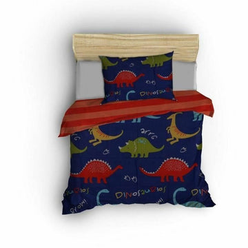 Juego de funda nórdica Azul Cama de 200 3 Piezas