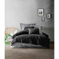 Juego de funda nórdica Gris 220 x 240 cm