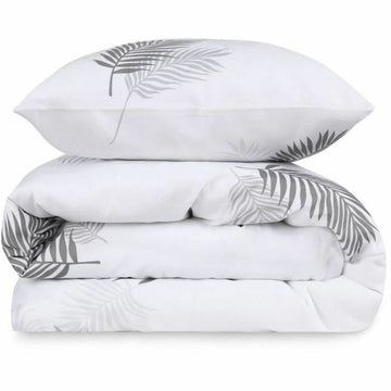 Juego de funda nórdica Gris Cama de 200 3 Piezas