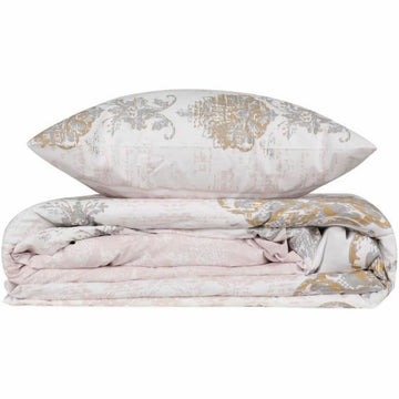 Juego de funda nórdica Marrón Cama de 200 3 Piezas