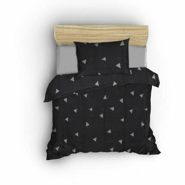 Juego de funda nórdica Gris Cama de 200 3 Piezas