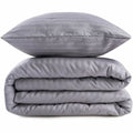 Juego de funda nórdica Gris Cama de 200 3 Piezas