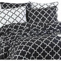 Juego de funda nórdica Negro Cama de 200 3 Piezas