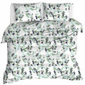 Juego de funda nórdica Verde Cama de 200 3 Piezas