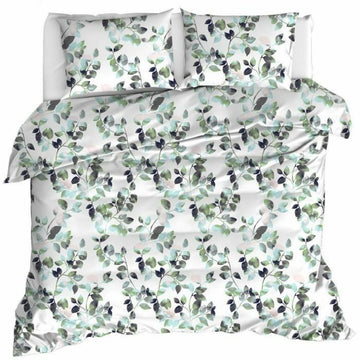Juego de funda nórdica Verde Cama de 200 3 Piezas