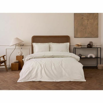 Juego de funda nórdica Blanco 220 x 240 cm