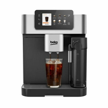Cafetera Superautomática BEKO CEG7348X Negro Gris Plateado