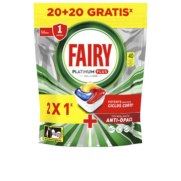 Pastillas para Lavavajillas Fairy FAIRY PLATINUM PLUS Limón (40 unidades)