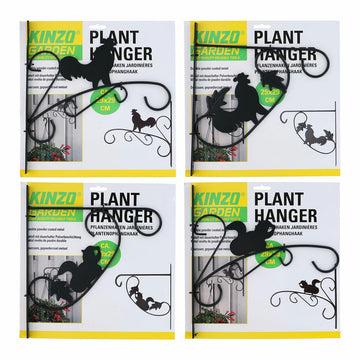 Soporte de Pared para Colgar Macetas Kinzo Negro Metal