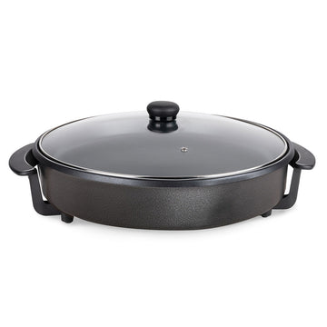 Cazuela Eléctrica Multiusos Alpina Ø 40 cm Vidrio