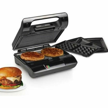 Sandwichera Grill Princess 01.117002.01.001 700 W Negro