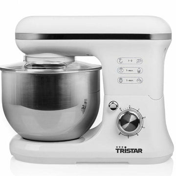 Batidora-Amasadora con Bol Tristar MX-4817 Blanco 1200 W 1500 W 5 L