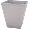 Maceta Mega Collections Ecostone Square Marrón Taupé 48 x 57 cm