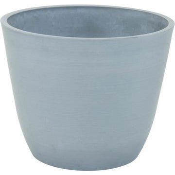 Maceta Mega Collections Ecostone Egg Gris Plástico Reciclado 33 x 33 x 77 cm 31 x 25,5 cm