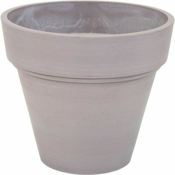 Maceta Mega Collections Ecostone Planter Marrón Taupé Plástico Reciclado 35 cm 38 x 38 x 68 cm 35 x 30 cm