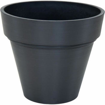 Maceta Mega Collections Ecostone Planter Negro noir Plástico Reciclado 55 x 51 cm