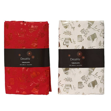 Mantel Decoris Navidad 140 x 180 cm