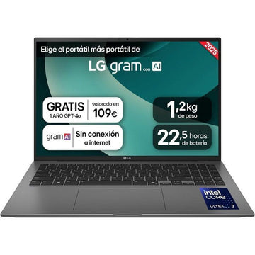 Laptop LG 16ZD90T-G.AX78B 16" 16 GB RAM 1 TB SSD Qwerty Español