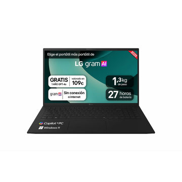 Laptop LG 15" 15,6" AMD Ryzen AI 9 HX 370 32 GB RAM 1 TB SSD Qwerty Español
