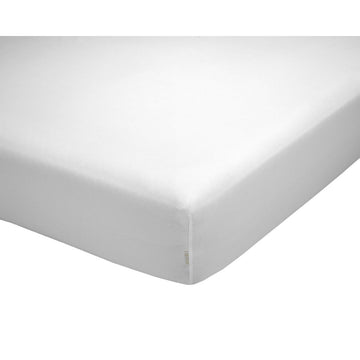 Sábana Bajera Ajustable Alexandra House Living QUTUN Blanco 140 x 1 x 200 cm