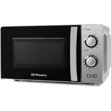 Microondas con Grill Orbegozo MIG 2138 Negro Plateado 700 W 20 L