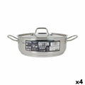 Cacerola Con Tapa Quttin Hotel Acero Ø 26 x 9 cm (4 Unidades)