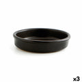 Cazuela Anaflor Barro Anaflor Negro Cerámica Barro cocido Ø 21 cm (3 Unidades)