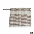 Cortina Gift Decor Marrón 140 x 0,1 x 260 cm 26,5 x 42 x 5 cm Rayas (6 Unidades)