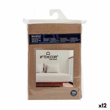 Sábana Bajera Gift Decor Marrón 135 cm (12 Unidades)