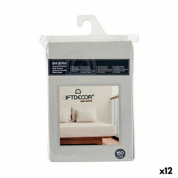 Sábana Bajera Gift Decor Gris 150 cm (12 Unidades)