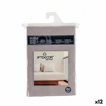 Sábana Bajera Gift Decor Antracita 150 cm (12 Unidades)