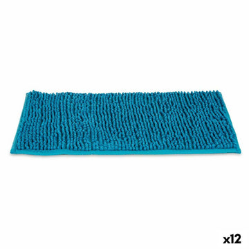 Alfombra de baño Berilo Azul Turquesa Azul Océano 40 x 60 cm 59 x 40 x 2,5 cm (12 Unidades)