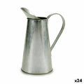 Maceta Ibergarden Plateado Zinc Patrón Lechera 17 x 21,5 x 11,3 cm (24 Unidades)