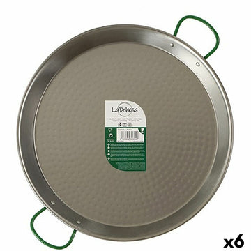 Paellera La Dehesa Plateado Acero Pulido Ø 38 cm 51 x 6 x 39 cm (6 Unidades)