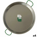Paellera La Dehesa Plateado Acero Pulido Ø 60 cm 73 x 6 x 59 cm 59 x 6 x 73 cm (4 Unidades)