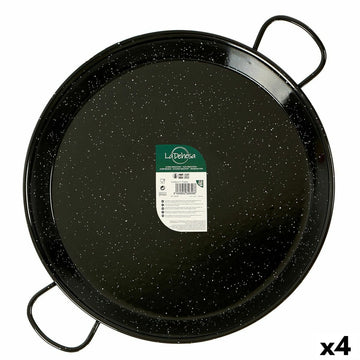 Paellera La Dehesa Negro Acero Esmaltado Ø 55 cm 69 x 6 x 55 cm (4 Unidades)