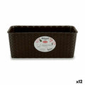 Jardinera Stefanplast Plástico 13 x 11 x 28,5 cm 28,5 x 11 x 13 cm (12 Unidades)