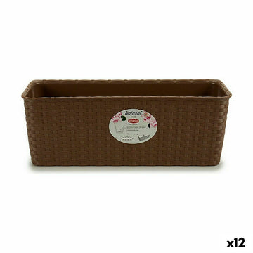 Jardinera Stefanplast Beige Plástico 39 x 13,5 x 15,5 cm 38,5 x 13,5 x 15,5 cm (12 Unidades)