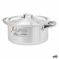 Cacerola Con Tapa Kinvara Plateado 25 x 11,5 x 18 cm 18 x 11,5 x 25 cm (10 Unidades)