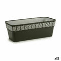 Jardinera Stefanplast Orfeo Antracita Plástico 18 x 17 x 49,5 cm (12 Unidades)