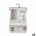 Cortina Gift Decor Gris oscuro 140 x 0,1 x 260 cm Rayas (6 Unidades)