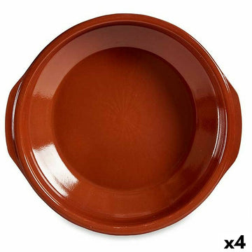 Cazuela La Dehesa Barro cocido Ø 38 cm 40,5 x 8,3 x 37,5 cm 40,5 x 8,5 x 38 cm 41 x 8,5 x 38 cm (4 Unidades)